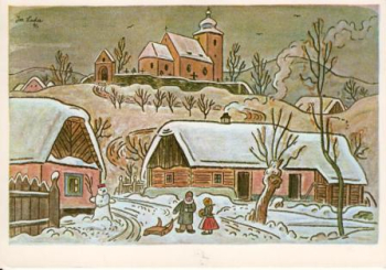 VN 07 Frohe Weihnachten und ein glückliche neues Jahr 1989 95 006 ● - Josef Lada