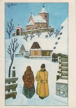 VN 13 Frohe Weihnachten und ein glückliche neues Jahr 1990 95 010 ● - Josef Lada