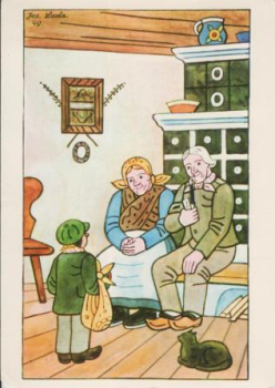 VN 10 Frohe Weihnachten und ein glückliche neues Jahr 19xx 95 064 ● - Josef Lada