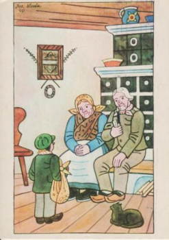 VN 10 Frohe Weihnachten und ein glückliche neues Jahr 19xx 95 065 ● - Josef Lada