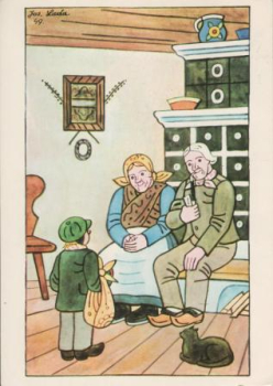 VN 10 Frohe Weihnachten und ein glückliche neues Jahr 19xx 95 067 ● - Josef Lada
