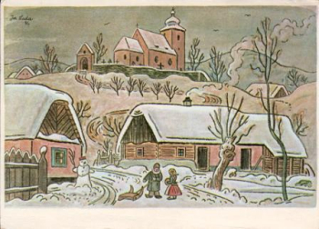 VN 07 Frohe Weihnachten und ein glückliche neues Jahr 19xx 95 071 ● - Josef Lada