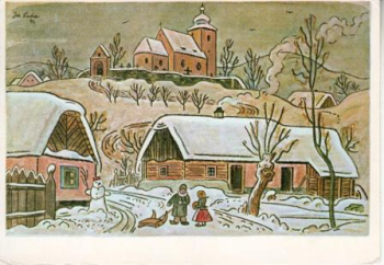 VN 07 Frohe Weihnachten und ein glückliche neues Jahr 19xx 95 074 ● - Josef Lada