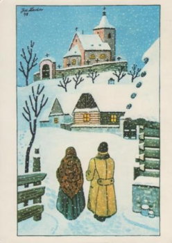 VN 13 Frohe Weihnachten und ein glückliche neues Jahr 19xx 95 076 ● - Josef Lada