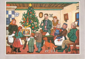 V 03 Weihnachten 19xx 95 084 ● - Josef Lada