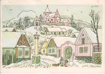 VN 08 Frohe Weihnachten und ein glückliche neues Jahr 19xx 95 091 ● - Josef Lada