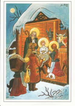B 02 Weihnachtskrippe xxxx 95 024 ** - Josef Lada