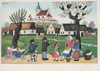 07 Frohe Ostern 19xx 95 051 ● - Josef Lada