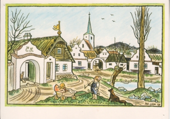 16 Frohe Ostern xxxx 95 016 ** - Josef Lada