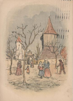 Vlastimil Rada - Gemälde 1940 95 001 CZ ● - Frühling