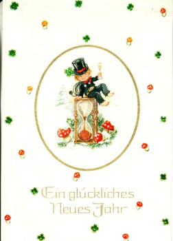 Nový rok 17 D 1990 95 001 ● - Ein glückliches Neues Jahr