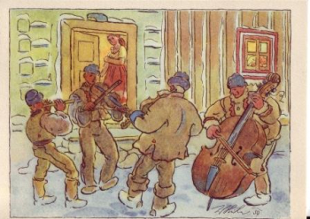 Vánoce a Nový rok 37 CZ CPH 048 - 1951 ** - Radostné vánoce a úspěšný Nový rok!