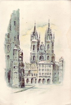 Týnský Chrám (kresba) xxxx 95 029 **