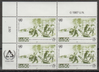 OSN Ženeva 0154 / 0155 čtyřblok ** - 1987