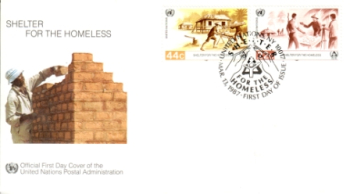 UNO New York FDC 0520 / 0521 ● - 1987
