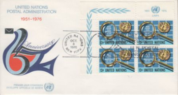 OSN New York 299 FDC (čtyřblok) ● - 1976