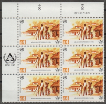 OSN Vídeň - 0069 / 0070 větší celek 6 známek ** - 1987