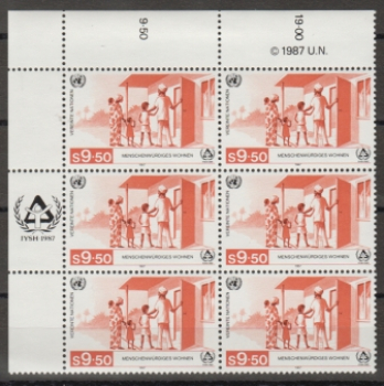 Preview: OSN Vídeň - 0069 / 0070 větší celek 6 známek ** - 1987