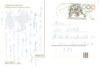 Vranovská přehrada 1992 95 001 ●