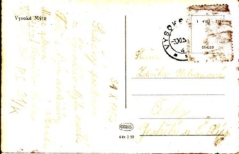 Vysoké Mýto 1952 95 001 ●