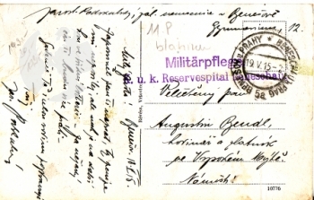 Benešov u Prahy 1915 95 002 ●