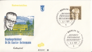 Západní Berlín FDC 0360 ● - 1971