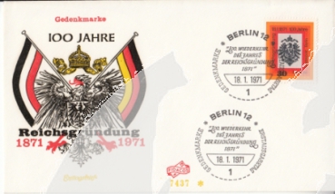 Západní Berlín FDC 0385 ● - 1971