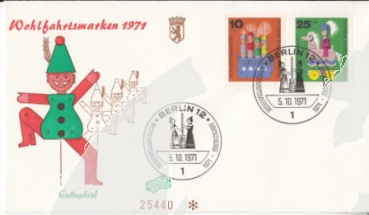 Západní Berlín 0412 / 0415 ● - 1971
