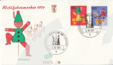 Západní Berlín 0412 / 0415 ● - 1971