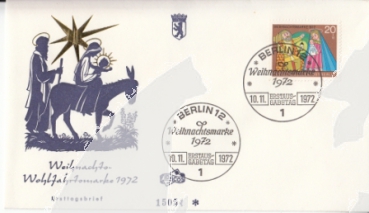 Západní Berlín FDC 0441 ● - 1972