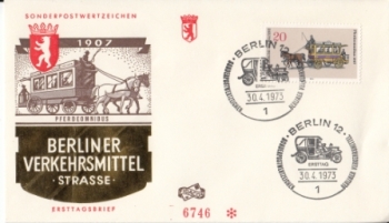 Západní Berlín 0446 / 0451 ● - 1973