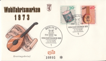 Západní Berlín FDC 0459 / 0462 ● - 1973