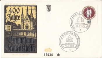 Západní Berlín FDC 0472 ● - 1974