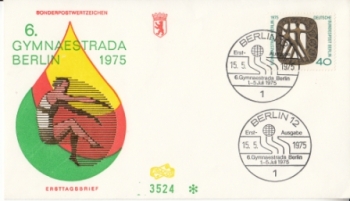 West Berlin FDC 0493 ● - 1975