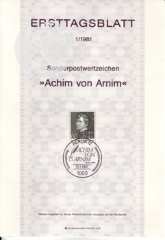 Západní Berlín NL 0637 / 0658 ● - 1981 kompletní ročník