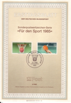 West Berlin ETB 0730 / 0749 ● - 1985 komplette Jahrgang