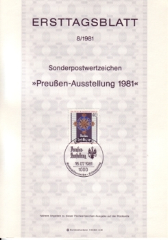 West Berlin ETB 0637 / 0658 ● - 1981 komplette Jahrgang
