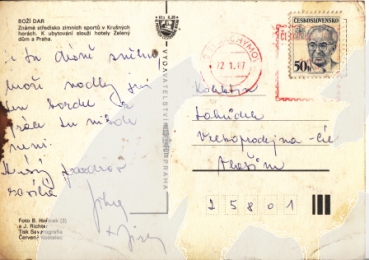 Boží Dar 1987 95 001 ●