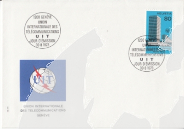CH UIT - FDC 0010 ● - 1973