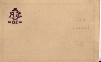 CDV 001 a - CZ 1918 99 001 **