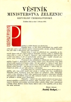 CZ Věstník - CZ 1935 98 010