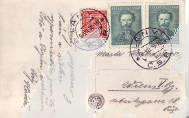 Lány - zámek - CZ 1938 95 015 ●
