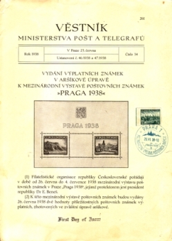 CZ Věstník - CZ 1938 98 999