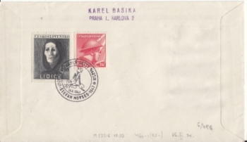 FDC 460 / 461 6 B / 47 - CZ 1947 10 005 ●