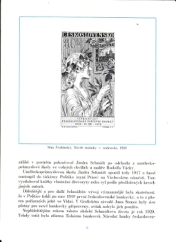 CZ Jindra Schmidt - grafik a rytec Maxe Švabinského - 1971 98 001 - mit 2 Radierungen