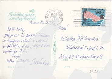 Vánoce a Nový rok - CZ 1975 95 001 ●