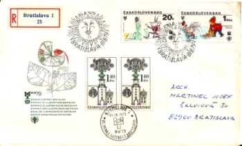 FDC 2388 + 2391 - CZ 1979 10 002 ●