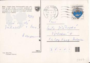 Brno - CZ 1987 95 009 ●