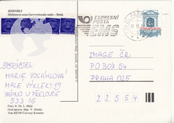 Altvatergebirge - CZ 1999 95 011 ●