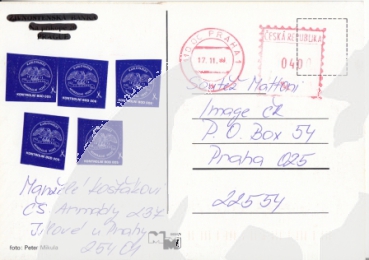 Interiér Živnostenské banky v Praze - CZ 1999 95 020 ●